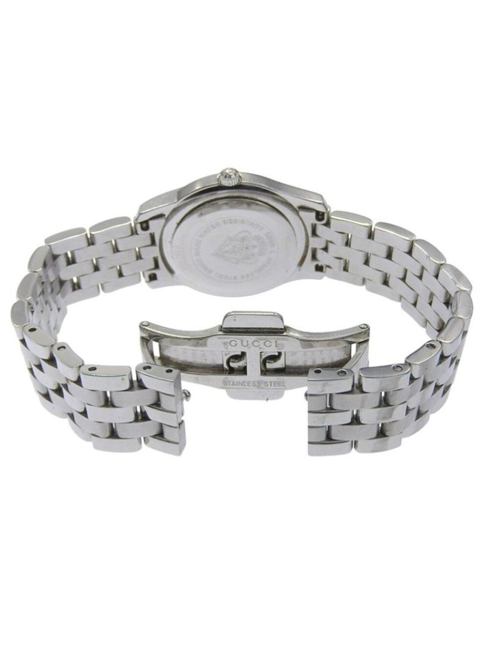 Gucci Stainless Steel Quartz Analog Display Silver Dial Watch - Picture 5 of 8